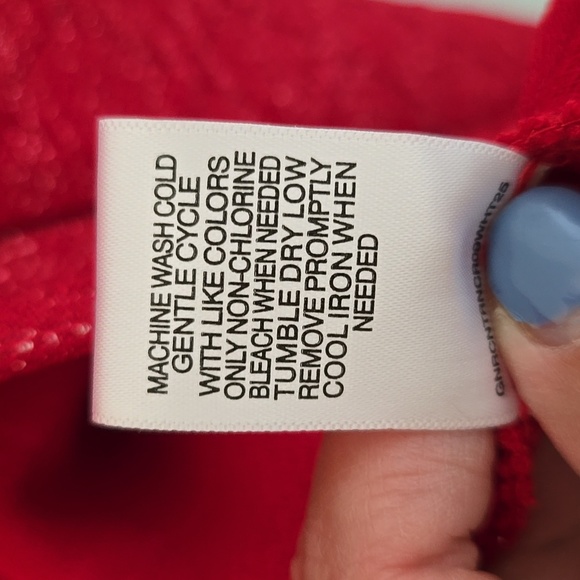 Allison Daley | Red Sparkle Cardigan Size Large - Picture 8 of 9